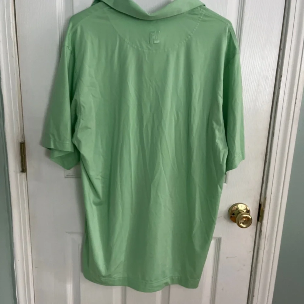 Footjoy Green Golf Polo Large